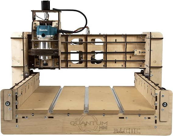 BobsCNC Quantum Mini CNC Router Kit with the Router Included (16" x 16" cutting area and 3.8" Z travel)