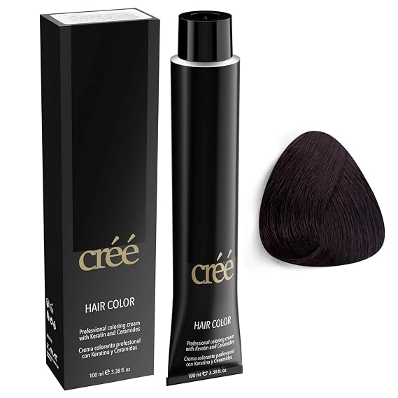 Cree Professional 2.2 - Deep Irisee Permanent Hair Color - Long Lasting, Rich Vibrant - Gray Coverage 100ml - 3.4 fl.oz.