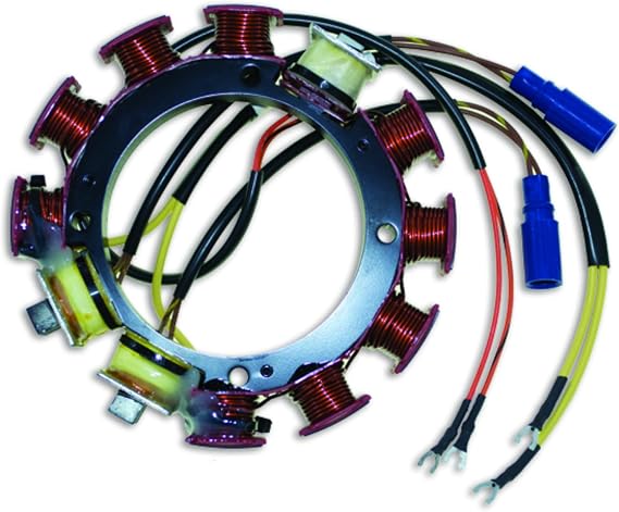 CDI Electronics 173-4287 Johnson/Evinrude Stator - 6/8 Cyl. 35 Amp (1988-1994)