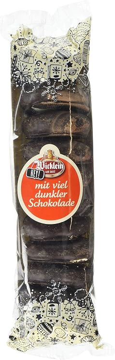 WICKLEIN Mini Elison Lebkuchen with Plenty of Dark Chocolate, Pack of 1, 150 g