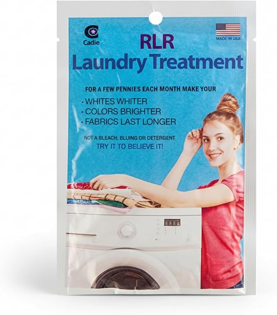 RLR Natural Laundry Detergent Powder Whitens, Brightens, Refreshes Baby Cloth Diaper Detergent, Musty Towels, Workout Clothes - Non-toxic, Fragrance-Free For Sensitive Skin (Pack of 1)