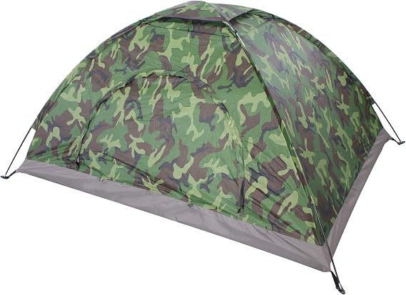 Sutekus Tent Camouflage Patterns Camping Tent Backpacking Tent for Camping Hiking Outdoor Equipment