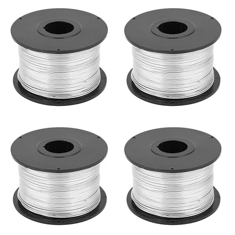 4pcs Steel Wire Wire Tie Wire 110m Length 0.8mm Diameter Steel Tie Wire for Automatic Tying Machine for Tying Tool Tying Wire