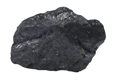 Eisco Raw Anthracite Coal Metamorphic Rock Specimen, Geologist Selected, 3"