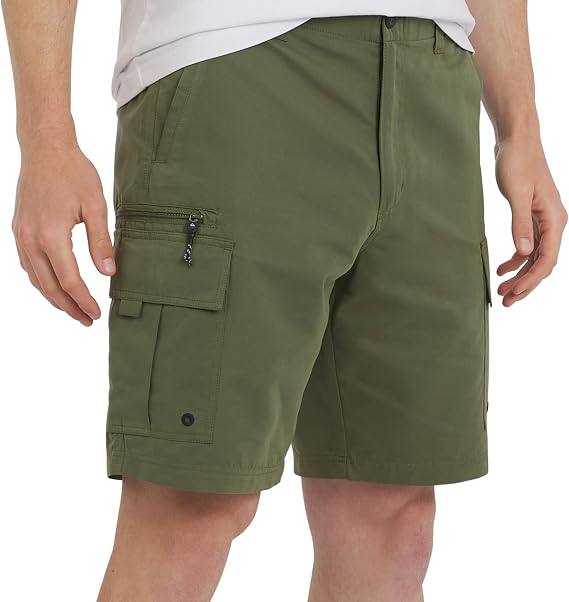 Quiksilver Men's Regular Fit Fixed Waist Water Friendly Active Hybrid Cargo Shorts (32-42