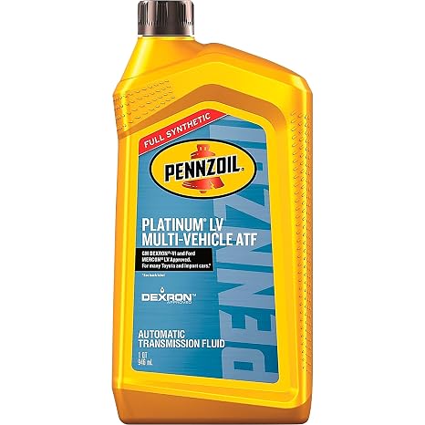 Pennzoil Full Synthetic Automatic Transmission Fluid, Platinum LV Multi-Vehicle, 1 Qt.