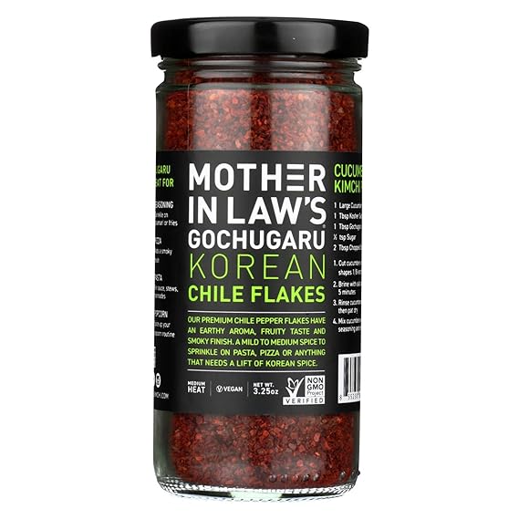 Mother in Laws Kimchi Gochugaru Korean Chile Flakes, 3.25 OZ