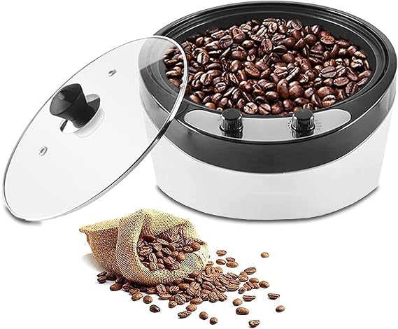 SEASAND Coffee Roaster, Electric Coffee Roaster, Automatic Stirrrer, Lightweight, For Home Use, Adjustable Temperature, 32 - 484°F 0 - 240°C, Japanese Instruction Manual Included, Coffee Beans, Popcorn Beans, Sunflower Seeds, Peanuts
