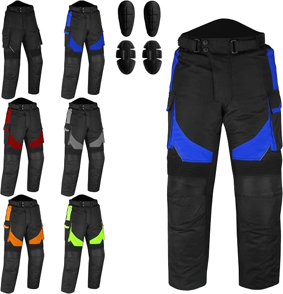 Motorbike Pants Cordura Textile Fabric Enduro Motocross Protective Trouser Motorbike Riding Armor Pants CE Approved