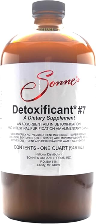 Sonne's - Detoxifying Liquid Hydrated Bentonite Clay #7, 32 Oz