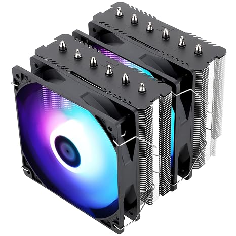 Thermalright Peerless Assassin 120 SE ARGB CPU Air Cooler,6 Heat Pipes CPU Cooler, Dual 120mm TL-C12C-S PWM Fan, Aluminium Heatsink Cover, AGHP Technology, for AMD AM4/AM5/Intel 1700/1150/1151/1200