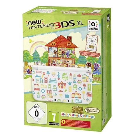New Nintendo 3DS XL - Konsole (Special Edition) + Animal Crossing: Happy Home Designer (vorinstalliert)