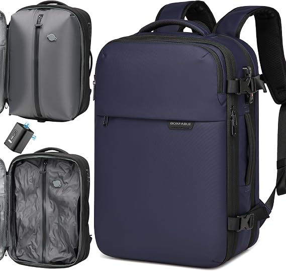 45L Travel Backpack with Vacuum Compression System Fits 16" Laptop