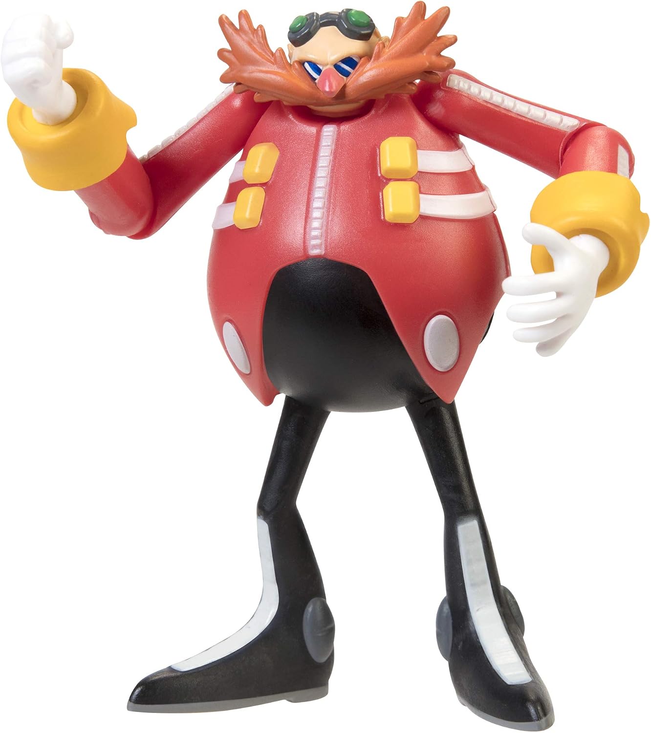 Sonic the Hedgehog Dr. Eggman Figure, 2.5"/6cm Poseable Doctor Egg Man Action Figure, Authentic Collector Toy