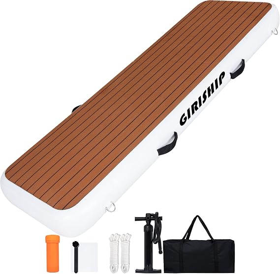 10FT3FT Inflatable Gangway,Heavy Duty Boat Boarding Platform