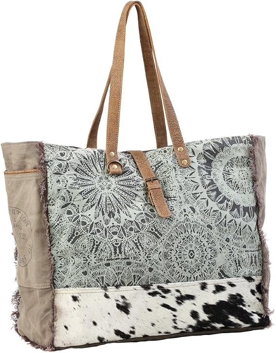 Myra Bag Canvas Bag, Multicolor, Large, MY-S-1192
