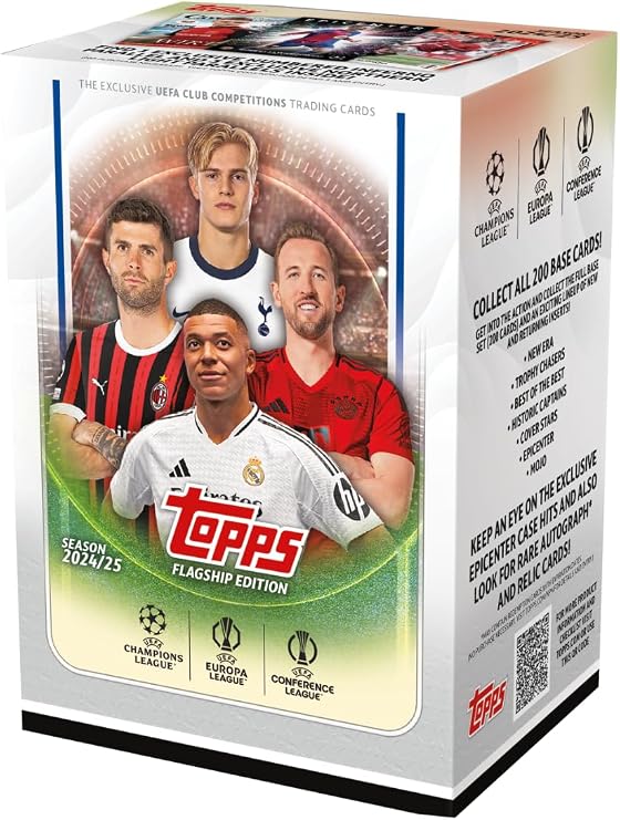 UEFA 2024/25 Topps Club Competitions Value Box | 7 Packs