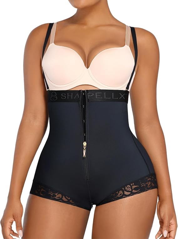 SHAPELLX Fajas Colombianas Shapewear for Women Tummy Control Bodysuit