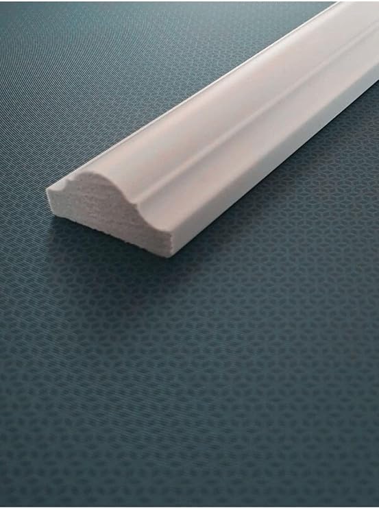Dekoratif Boyanabilir Poliüretan Duvar Çıtası (EN 2.5 CM UZUNLUK 120 CM) gri