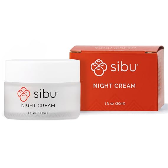 sibu Sea Buckthorn Rejuvenating Night Cream (1oz) | Hydrates, smooths wrinkles and repairs aging, sun-damaged skin overnight.