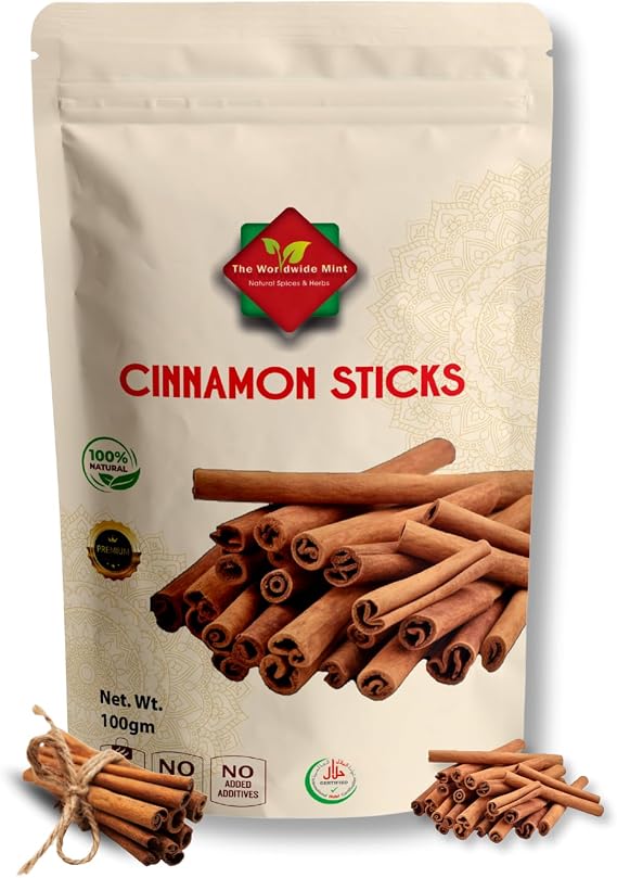 Cinnamon Sticks (100G / 3.54 oz) | Cinnamon Quills | Zimt | Cannelle | Canela | Danchini Sticks | 3 Inch length | Sweet and Aromatic for Cooking