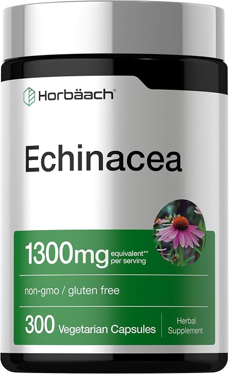 Horbaach Echinacea Extract Capsules | 300 Count