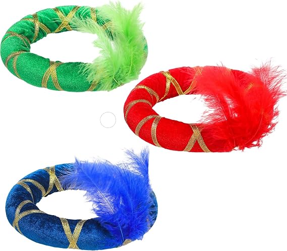 Tigeen 3 Pcs Wise Men Crowns Christmas Costume Nativity King Crown Head Decoration for Three Kings Day Women Men