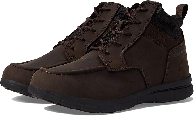 Wolverine Men's Karlin Moc Toe Mid Fashion Boot, Brown, 9
