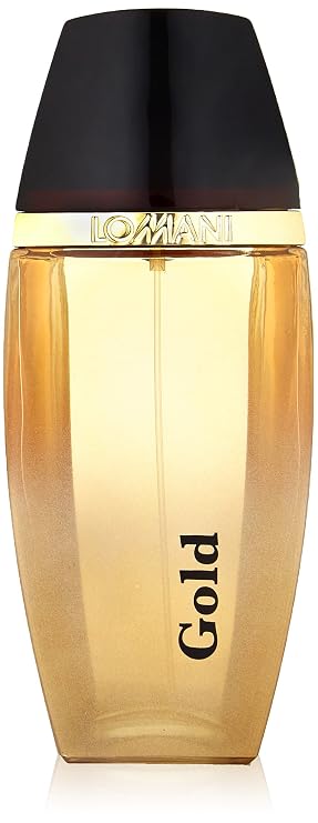Lomani Eau de Toilette Spray for Men, Gold, 3.3 Ounce