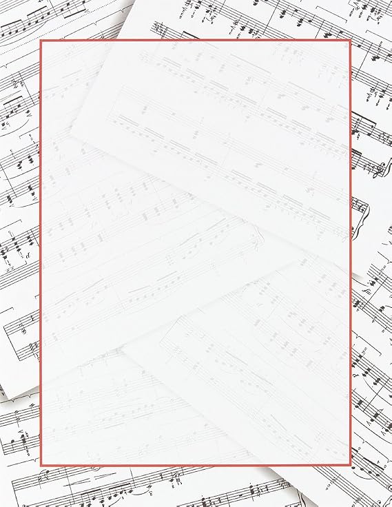 Great Papers! Sheet Music Letterhead, 8.5"x11", 80 Count (2014238)