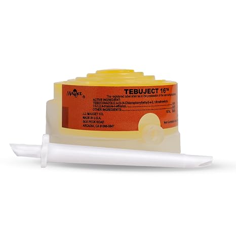 Mauget Tebuject 16 4ml, Tree Injector, Fungicide, Containing Tebuconazole 16%, 24 Caps
