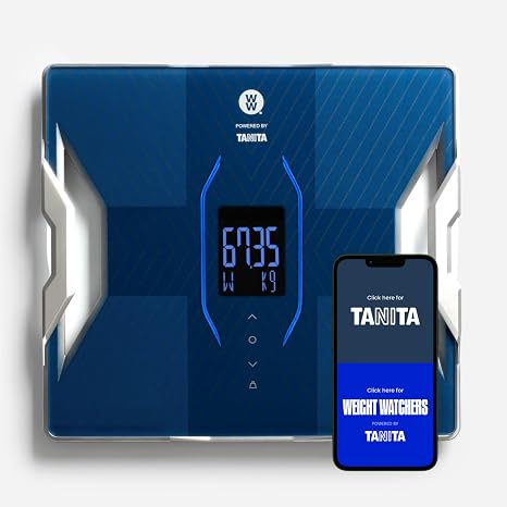 WeightWatchers by Tanita RD-953WW – Advanced Body Composition Smart Scale with Muscle Quality Score, Bluetooth Sync, 10+ Metrics, 200kg Capacity