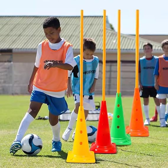 Agility Training 5pc for Child, Multi-Purpose Hurdle Cone Set, School Exercise Gear, for Speed Agility Drills and Fun Competitions (Size : 180cm/70.9in)