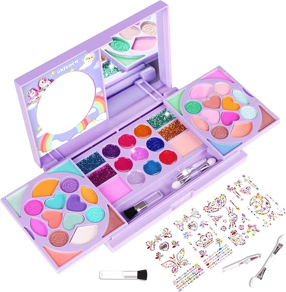 Kids Makeup Kit for Girls Real Washable Cosmetic 3+ Year Girl