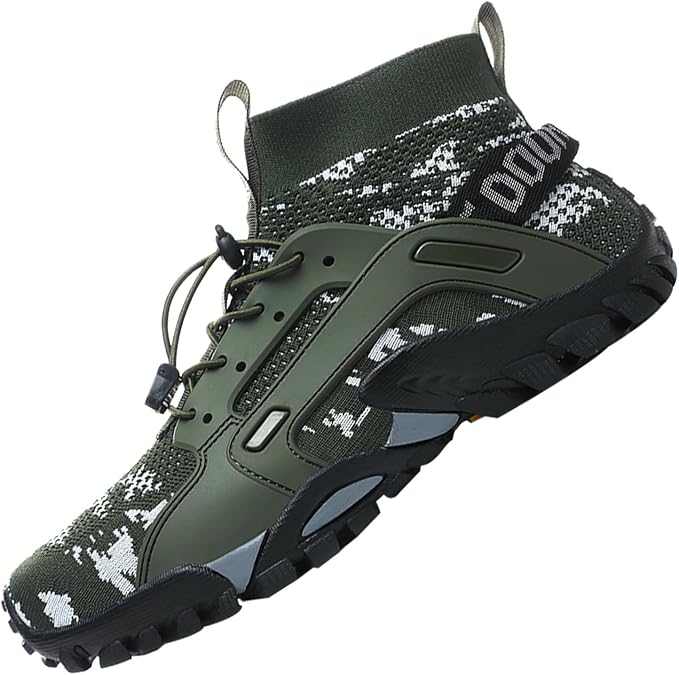 Hiking Boots Mens Outdoor Non-Slip Trekking Mountaineering Shoes Trainers Lightweight Camping Climbing Shoes Sneaker