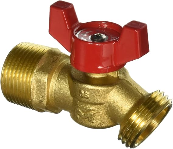 Mueller Industries 102-354HN No Kink Hose Bibb, 3/4-Inch