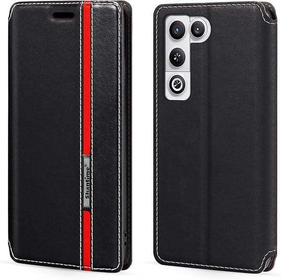 Red Magic 11 Air 5G Compatible Flip Leather Case - Black
