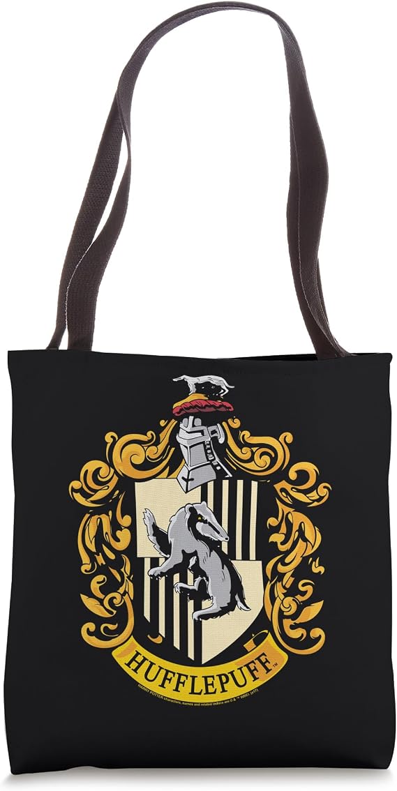 Harry Potter Hufflepuff House Crest Tote Bag