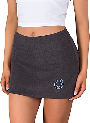 Concepts Sport Womens Charcoal Indianapolis Colts Centerline Knit Skort