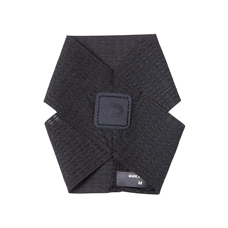 Phiten Metax Ankle Wrap, Black, Medium