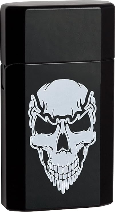 Ronson 43533 Jet Lite Blister Card Skull