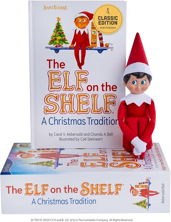The Elf on the Shelf Box Set - Boy Scout Elf with Blue Eyes