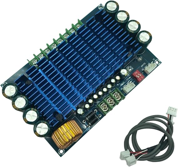 Rulbelok Professional Digital Amplifier Board Module 12V Power for Car Speaker Enthusiasts Audiophiles XH-M180 TDA7850 4x50W Amplifier Compact Size Easy Installation Car Modification Enthusiast 12v
