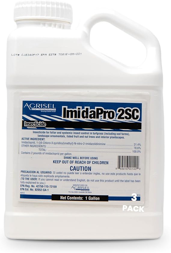 Agrisel ImidaPro 2SC/Midash 2SC Insect & Pest Control, Residential & Commercial, Effective Against 100+ Pests, Outdoor Use Only, 128 Ounces