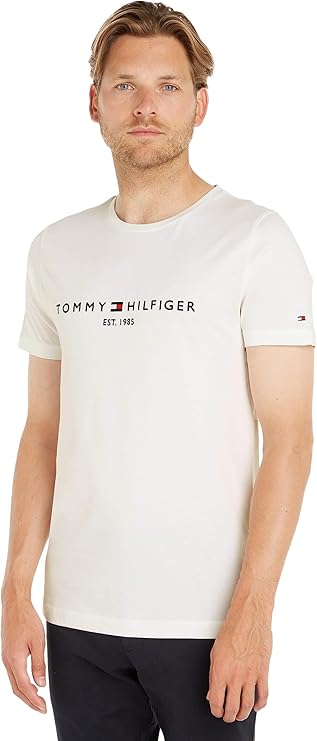 Tommy Hilfiger Core Tommy Logo Men's Short-Sleeved Round Neck T-Shirt