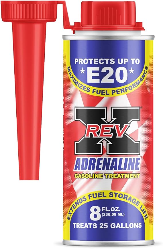 REV X Adrenaline Gasoline Fuel Additive, 8 fl. oz.