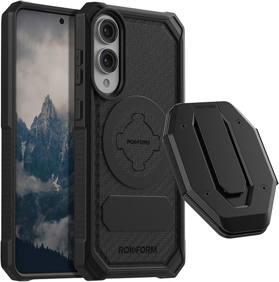 Rokform Galaxy S25 Edge Rugged Case + MagSafe Compatible Fuzion Wallet