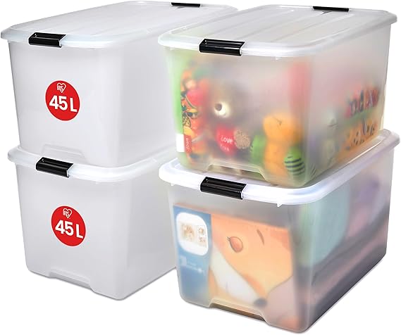 IRIS OHYAMA TB-45 Kutu Seti, 45L, Şeffaf