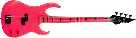 Dean Custom Zone Bass, Flourecent Pink