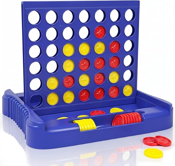 Pup Go 4 in a Row Game, Strategy Board Games, Connect & Win Four in a Line